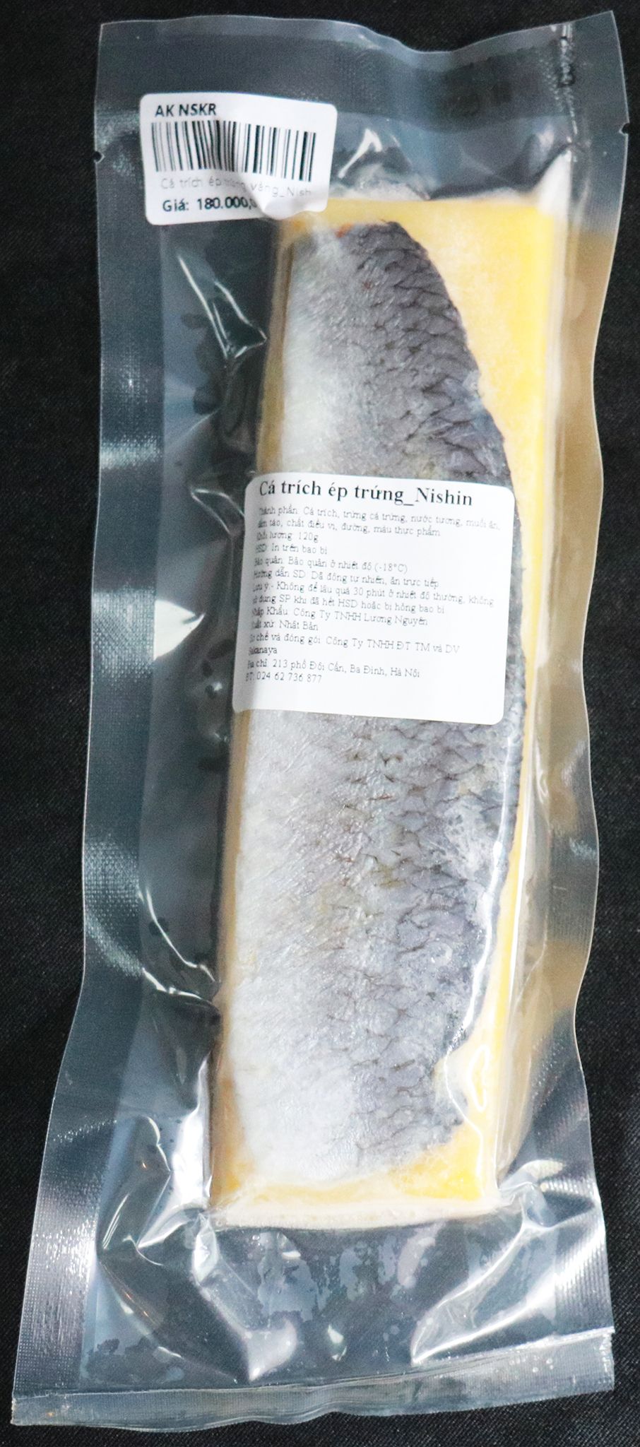 Cá trích ép trứng đông lạnh vàng JP_Nishin KR
